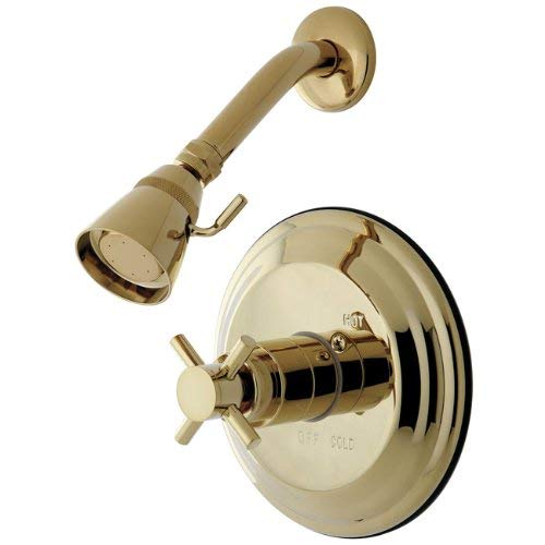 Kingston Brass KB2632DXSO Concord Shower Only, Polished Brass