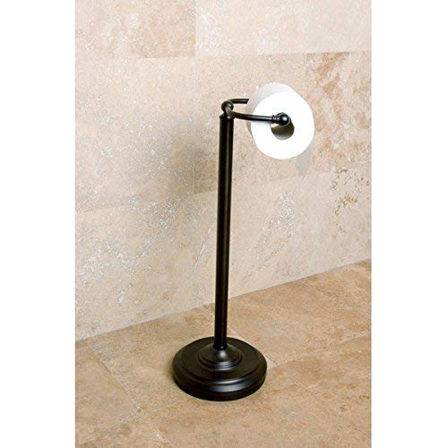 Pedestal Oil-Rubbed Bronze Standing Toilet Paper Holder