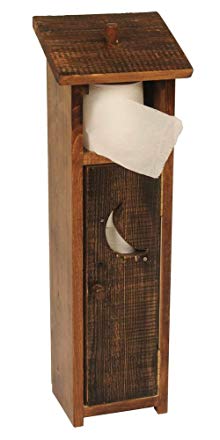 Rustic Wood Toilet Paper House