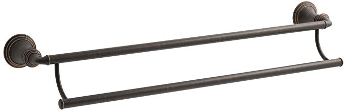 Kohler K-10553-2BZ Devonshire 24-Inch Double Towel Bar, Oil Rubbed Bronze