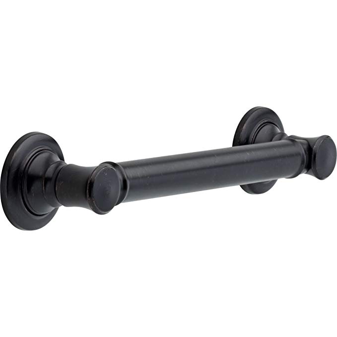 Delta 41612-RB Traditional 12-Inch Grab Bar with Concealed Mounting, Venetian Bronze