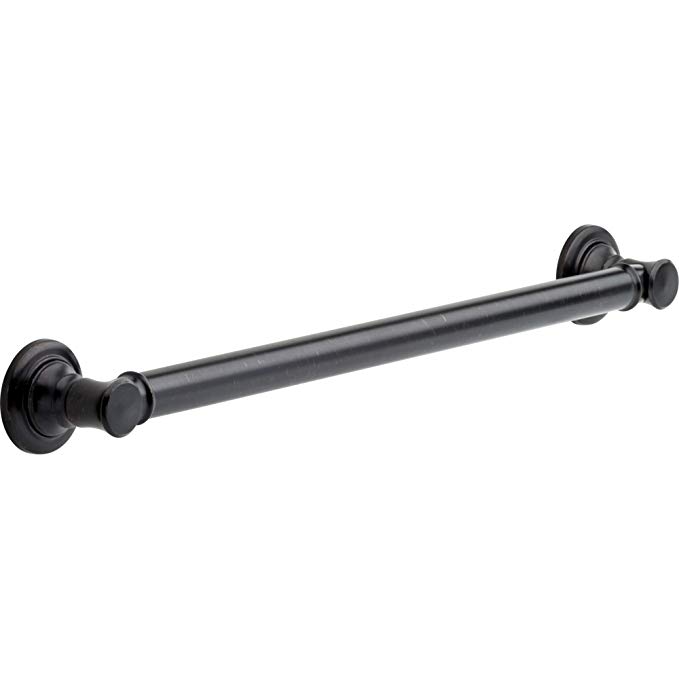 Delta 41624-RB Traditional 24-Inch Grab Bar with Concealed Mounting, Venetian Bronze