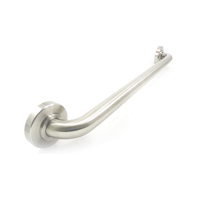 WingIts WPGB5SN36TAP Platinum Taper, 36-Inch Length x 1.25-Inch Diameter Grab Bar, Satin Stainless