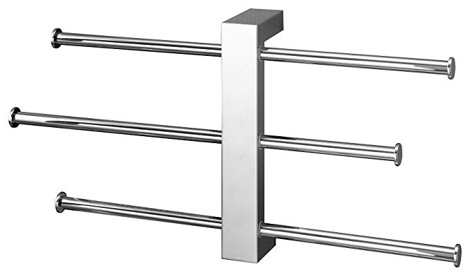 Nameeks 7630-13 15.98-Inch Bridge Rack Towel Bar, Chrome