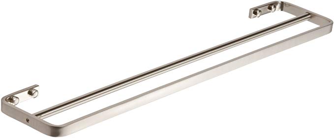 Atlas Homewares SODTB600-BRN Solange 24-Inch Double Towel Bar, Brushed Nickel