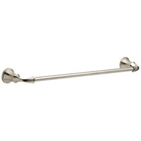 24 Inch Brushed Nickel Finish Lorain Single Towel Bar