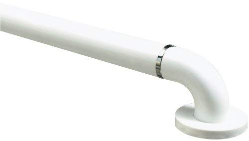 C.D. Sparling PLC-12-WH-CH 12-Inch Modular Grab Bar, White/Chrome Trim