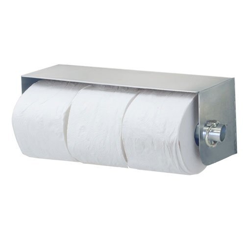 Royce Rolls Stainless Steel Standard Triple (Three-Roll) Toilet Paper Holder Dispenser - #TP-3 with #TP-CLIP