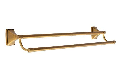 Amerock BH26505GB Clarendon 24 in (610 mm) Double Towel Bar in Gilded Bronze