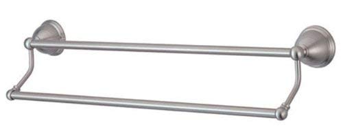 Kingston Brass BA396318SN Restoration 18-Inch Double Towel Bar, Satin Nickel