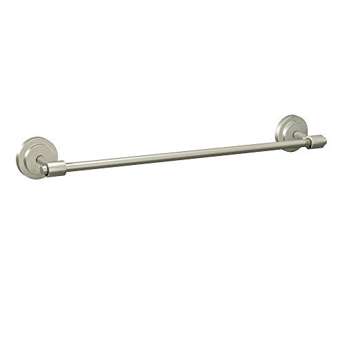 Moen DN0724BN Iso 24-Inch Towel Bar, Brushed Nickel by Moen