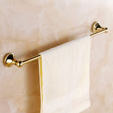 European Gold-plated Single Bar Towel Rack