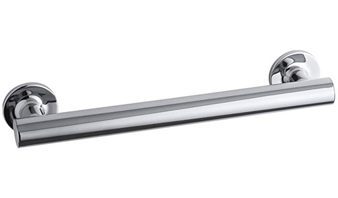 KOHLER K-11891-S Purist 12-Inch Grab Bar, Polished Stainless