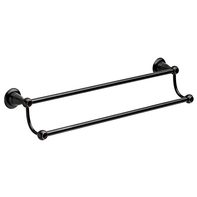 Porter 24 in. Double Towel Bar in Oil Rubbed Bronze