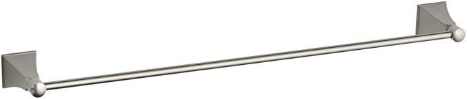 KOHLER K-486-BN Memoirs 24-Inch Towel Bar with Stately Design, Vibrant Brushed Nickel