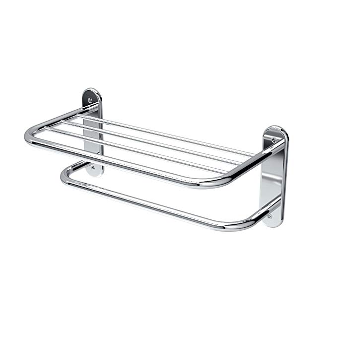 Gatco 1532 18-Inch L Towel Shelf, Chrome