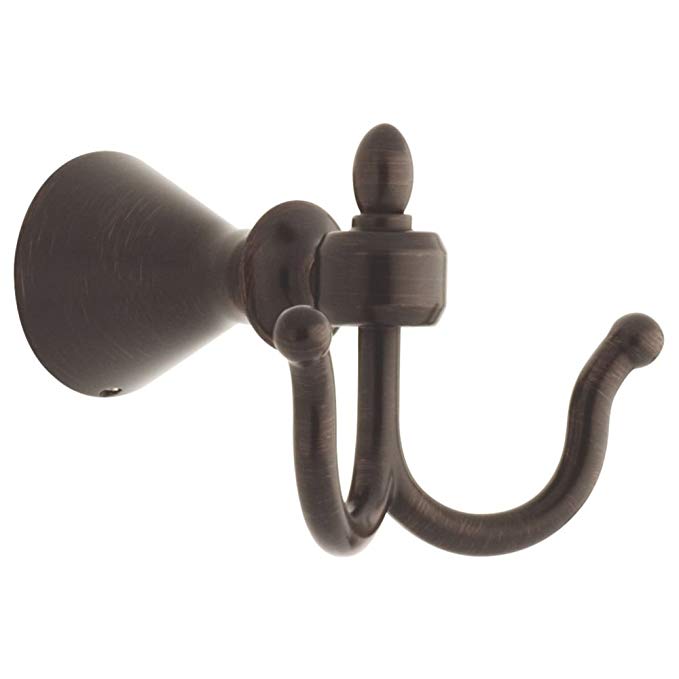 DELTA 75935-RB Vessona, Bath Hardware Accessory, Double Robe Hook, Venetian Bronze