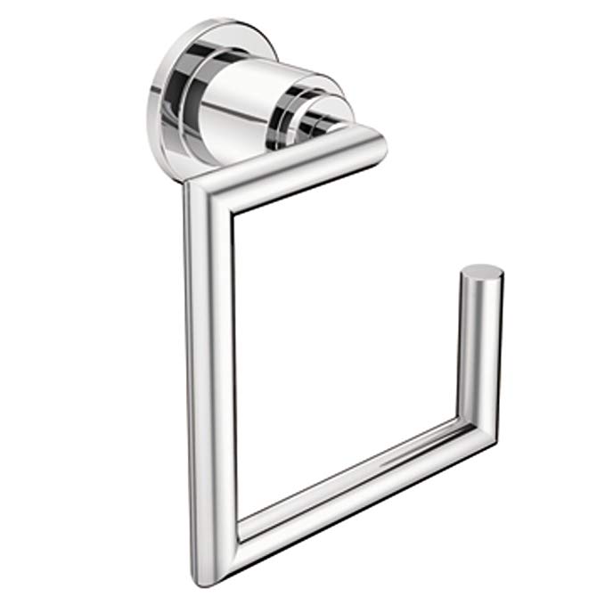 Moen YB0886CH Arris Towel Ring, Chrome