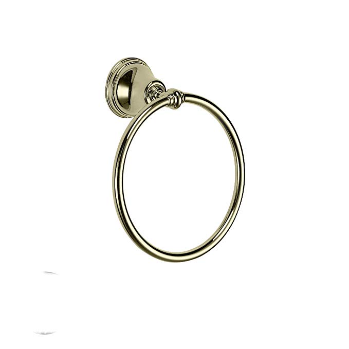 Jado 038/150/167 New Classic 6-Inch Towel Ring, Diamond