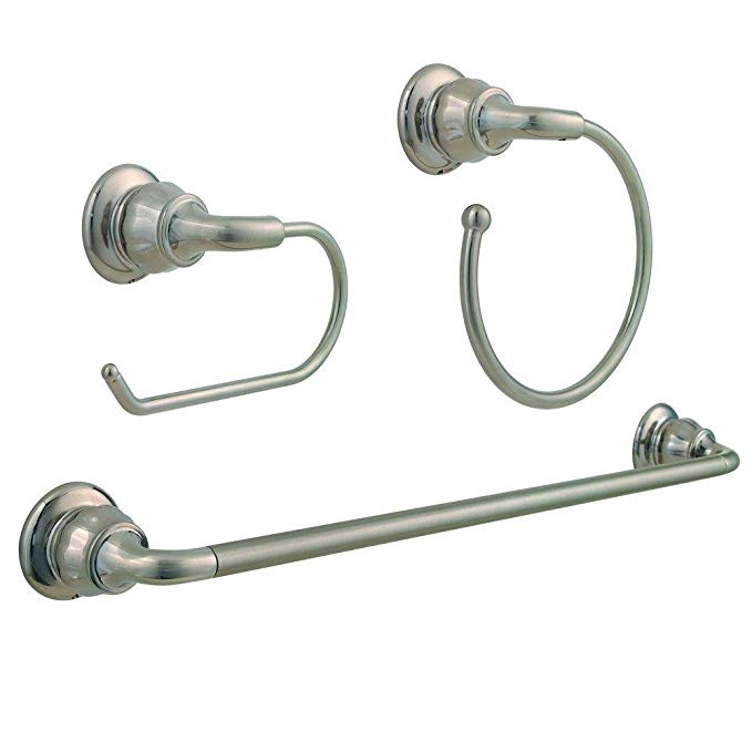 Pfister Promo Treviso 18 in. Towel Bar Accessory Kit in Brushed Nickel