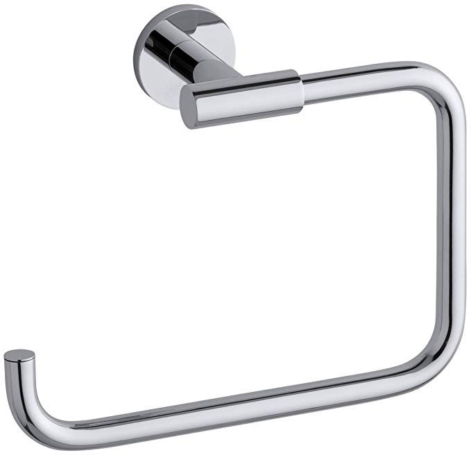 KOHLER K-14456-CP Stillness Towel Ring, Polished Chrome