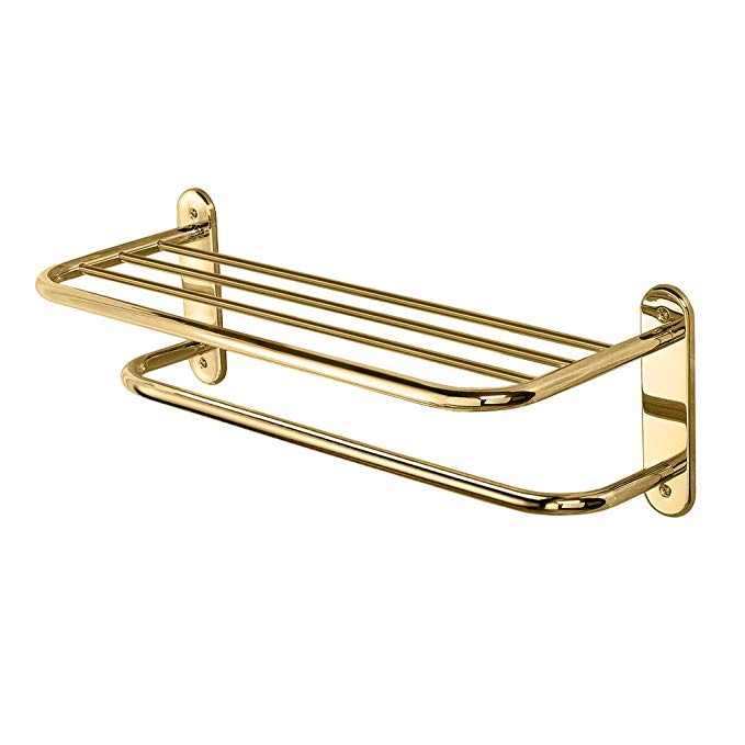 Gatco 1531B 26 1/2-Inch L Towel Rack, Brass