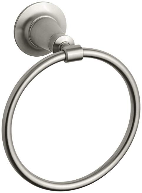 Kohler K-11057-BN Archer Towel Ring, Vibrant Brushed Nickel