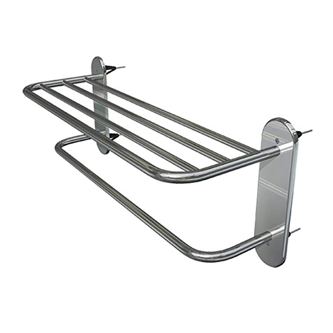 Wingits Master Towel Rack, 24 In. Wide, Polished Stainless Steel