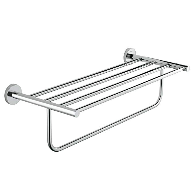 Grohe 40462001 BauCosmopolitan Multi-Towel Rack 510mm, Polished Chrome