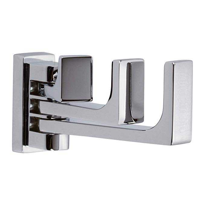 Ginger 3011T/PC Frame Pivoting Robe Hook, Polished Chrome