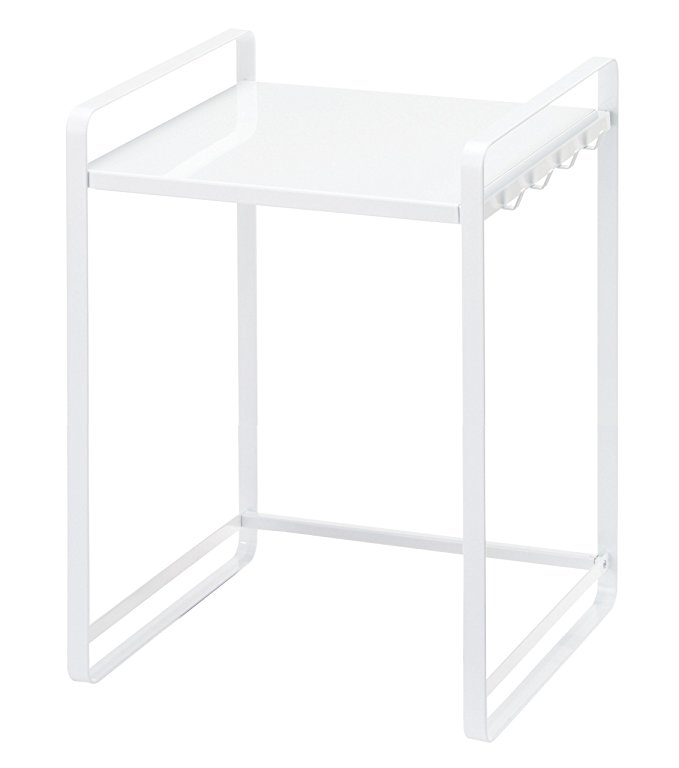 YAMAZAKI home Tower Expandable Kitchen Counter Organizer, White