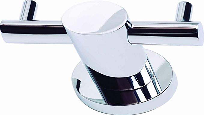 Atlas Homewares EQH-CH Equinox Collection 3.94-Inch Double Hook, Polished Chrome