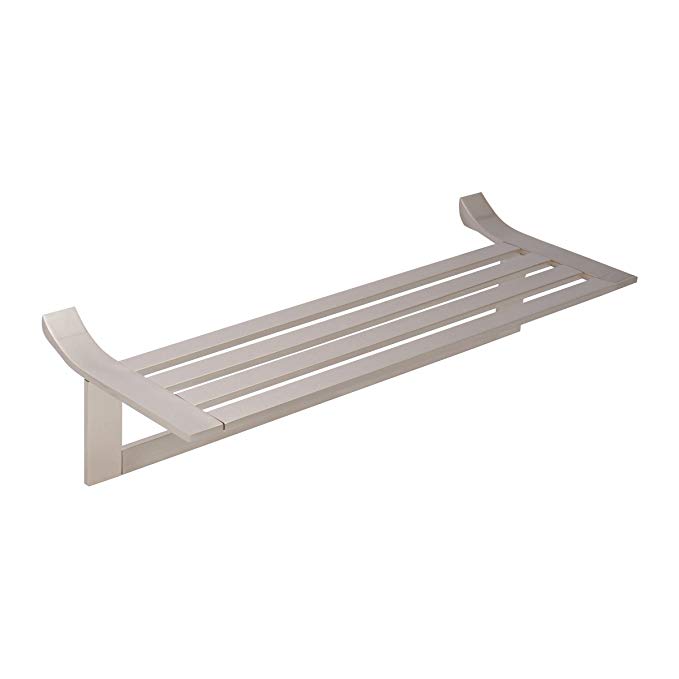 Ginger 4743-24/SN Cinu Rack Hotel Shelf with Towel Bar, 24