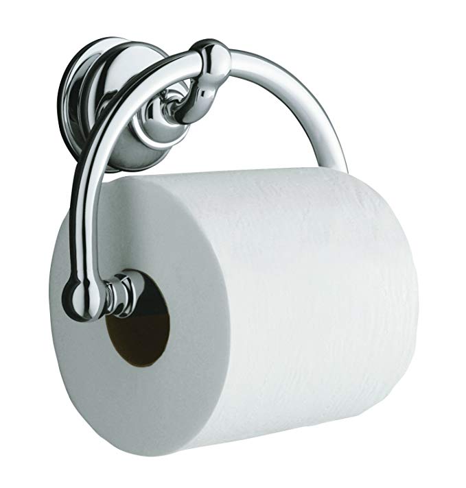 KOHLER K-12157-CP Fairfax Toilet Tissue Holder, Polished Chrome