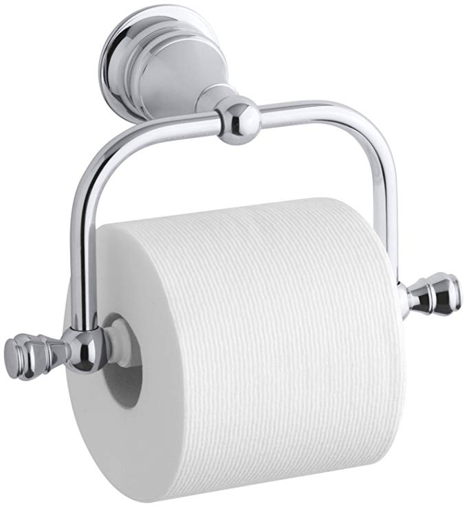 KOHLER K-16141-CP Revival Toilet Tissue Holder, Polished Chrome