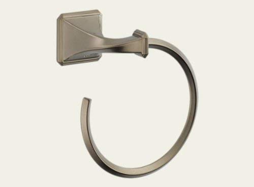 Brizo 694630 Wall Mount Towel Ring from the Virage Collection, Brushed Nickel