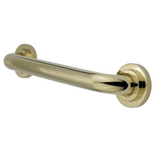 Kingston Brass DR414362 Designer Trimscape Manhattan Decor 36-Inch Grab Bar with 1.25-Inch Outer Diameter, Polished Brass