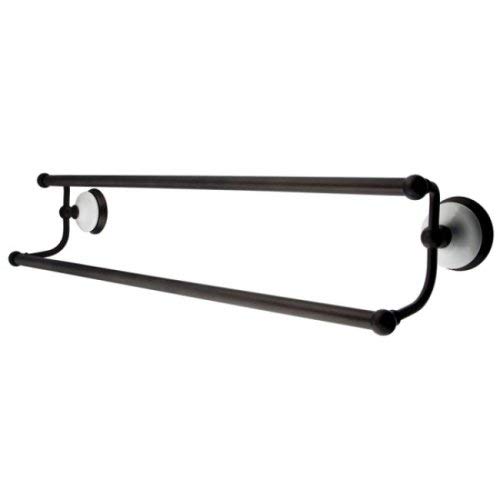 Kingston Brass BA1113ORB Victorian 24-Inch Dual Towel Bar, Oil Rubbed Bronze