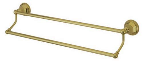 Kingston Brass BA4813PB Metropolitan Double Towel Bar, Polished Brass