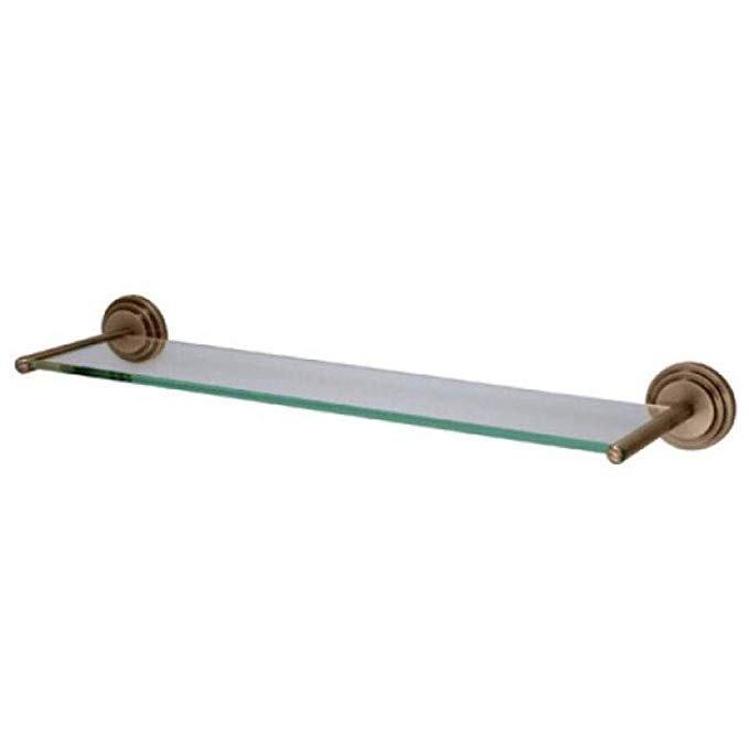 Kingston Brass BA2719AB Milano Glass Shelf, 22-1/4