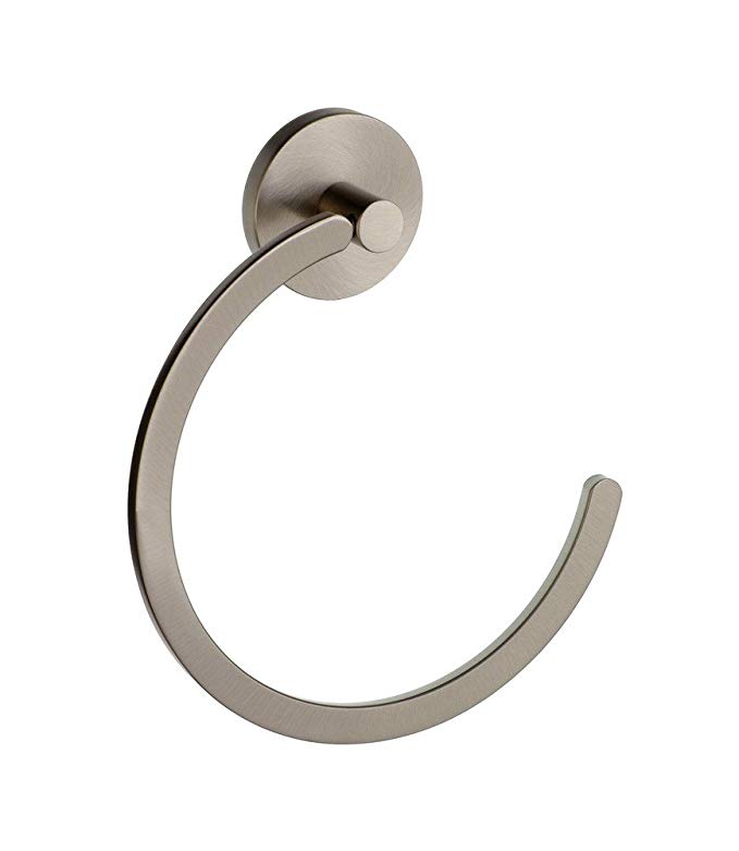 Loft Wall Mounted Towel Ring Finish: Brushed Nickel