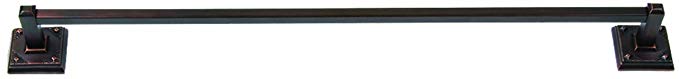 Atlas Homewares CRATB18-VB American Arts and Crafts 18-Inch Towel Bar, Venetian Bronze