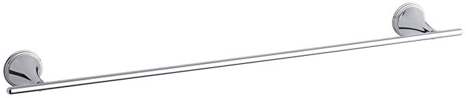 KOHLER K-360-CP Finial Traditional 24-Inch Towel Bar, Polished Chrome