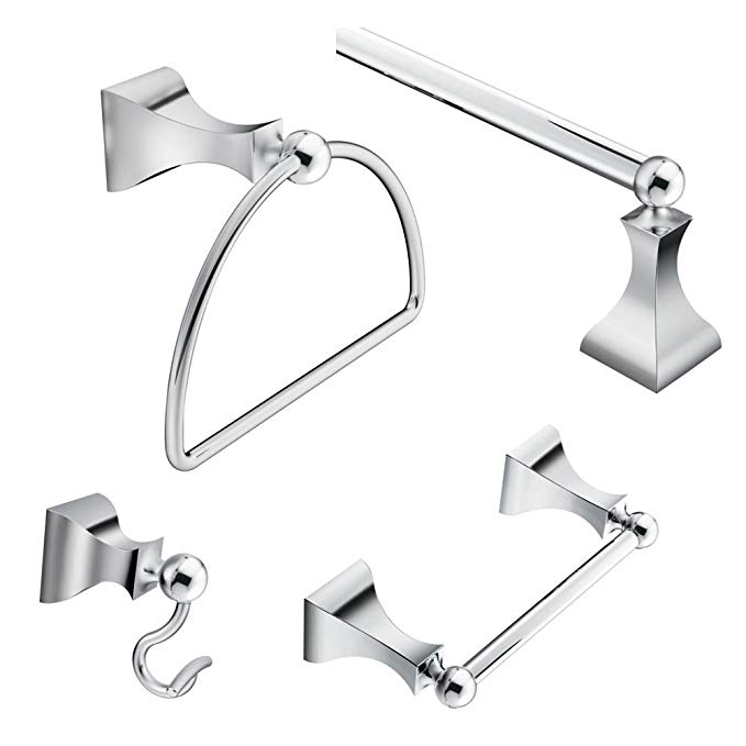 Moenl #Moen KA-RET-4-CH Moen Retreat 4-Piece Acessory Kit, Chrome,