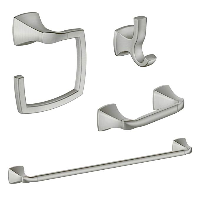 Moenl #Moen KA-VOS-4-BN Moen Voss 4-Piece Acessory Kit, Brushed Nickel,