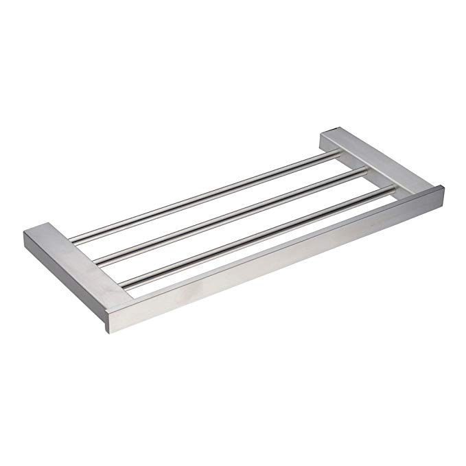 Hiendure 23 inch Stainless Steel Towel Bar for Bathroom, Brushed Nickel, Wall Mount Towel Rack