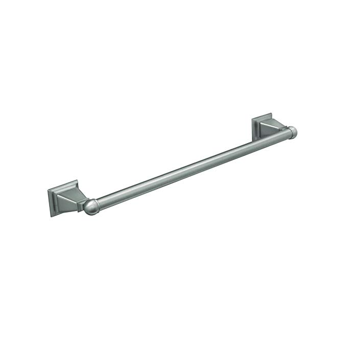 Gatco 4881 Philadelphia Towel Bar, Satin Nickel, 18-Inch