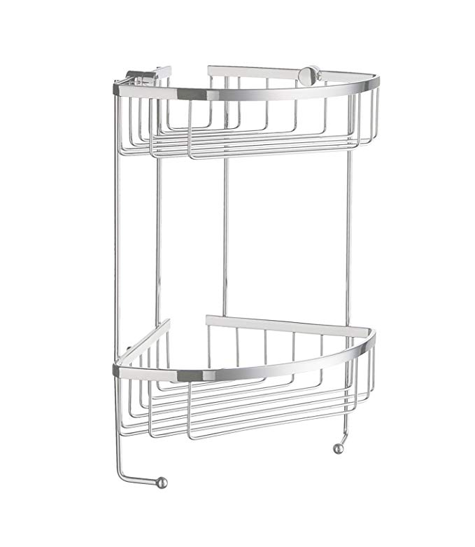 Smedbo SME_DK2031 Soap Basket Corner 2 Level, Polished Chrome