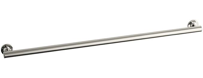 KOHLER K-11895-SN Purist 36-Inch Grab Bar, Vibrant Polished Nickel