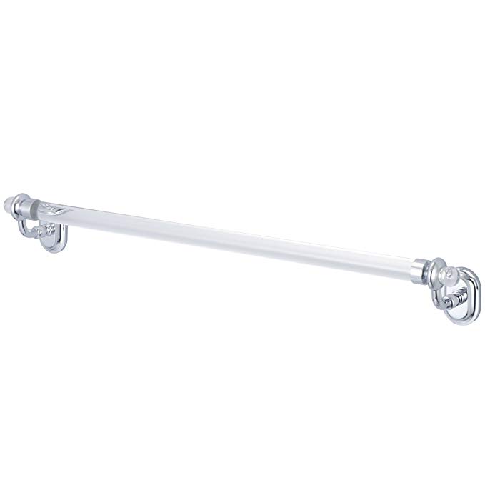 Water Creation BA-0002-01 Elegant Glass Series 24-Inch Towel Bar